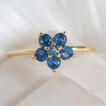 Flower Ring (Blue)