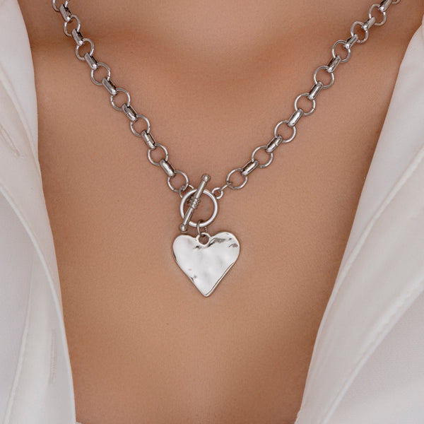 Camden Heart Necklace (Silver) – Love Stylize