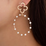 Clover & Pearl Earrings