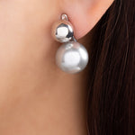 Gray Pearl Earrrings (Copy)