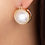 14K  Classic Pearl Earrings
