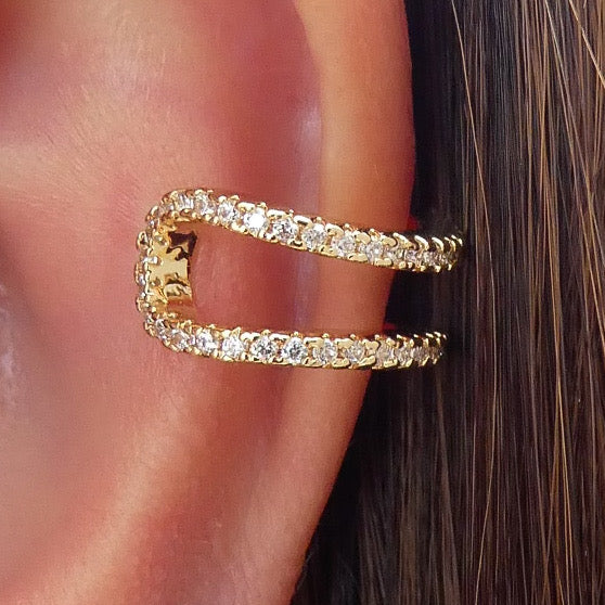 Ear Cuffs, Crystal Cuff Earrings