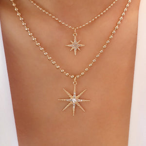 Double Phyllis Star Necklace
