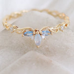 Blue Trinity Ring