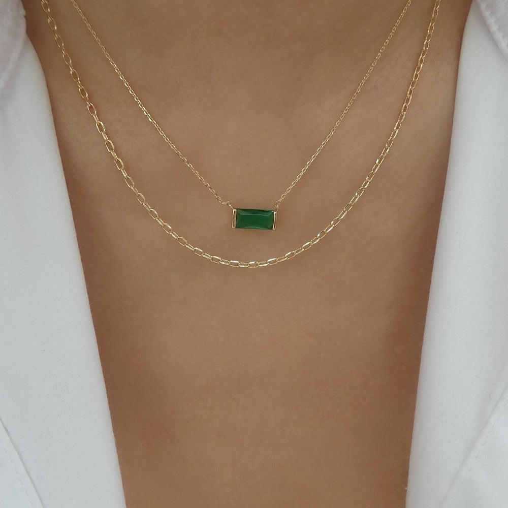 Emerald Bonnie Necklace