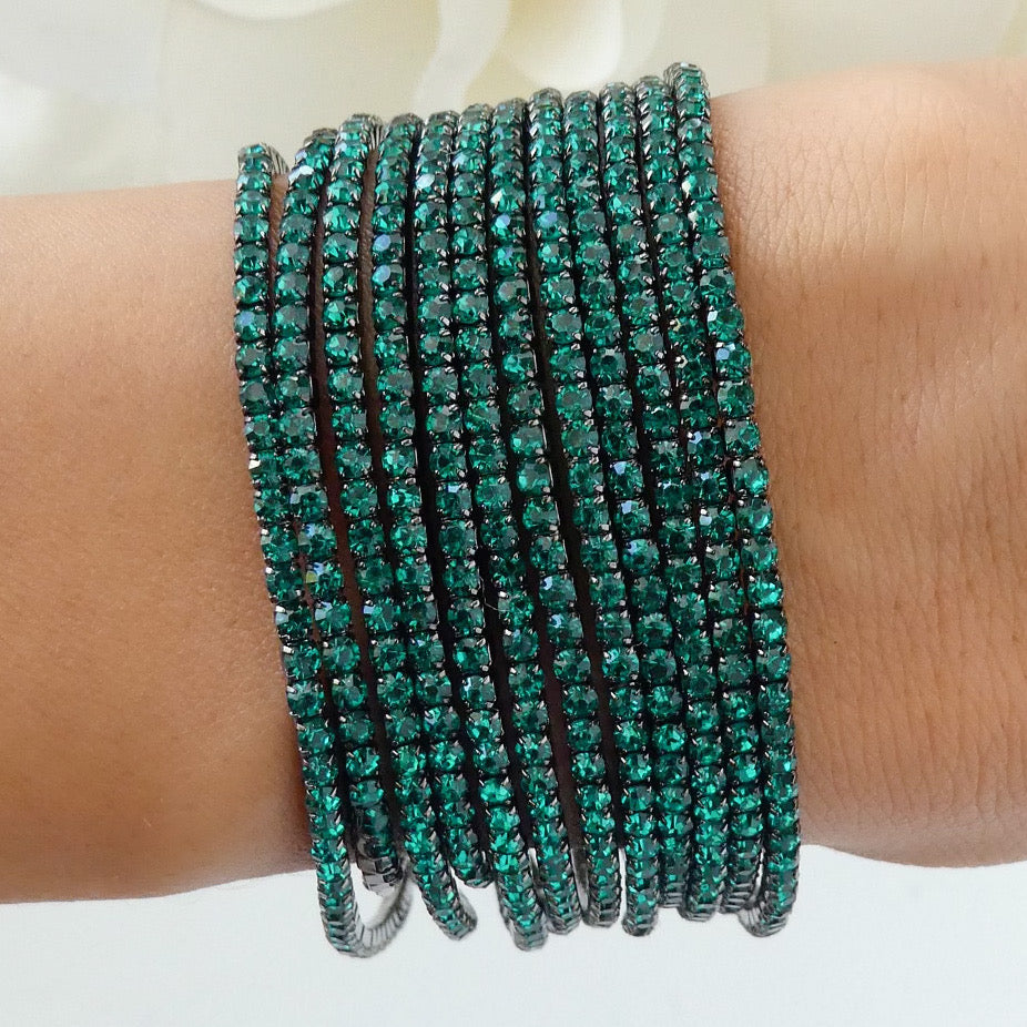 Turquoise & Black Aubrey Bracelet Set