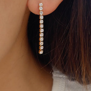 14K Crystal Lucas Earrings