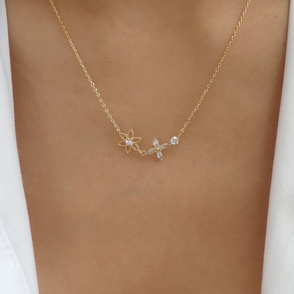 Elsa Flower Necklace