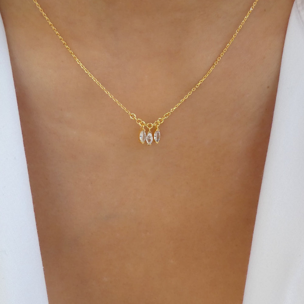 18K Crystal Connie Necklace