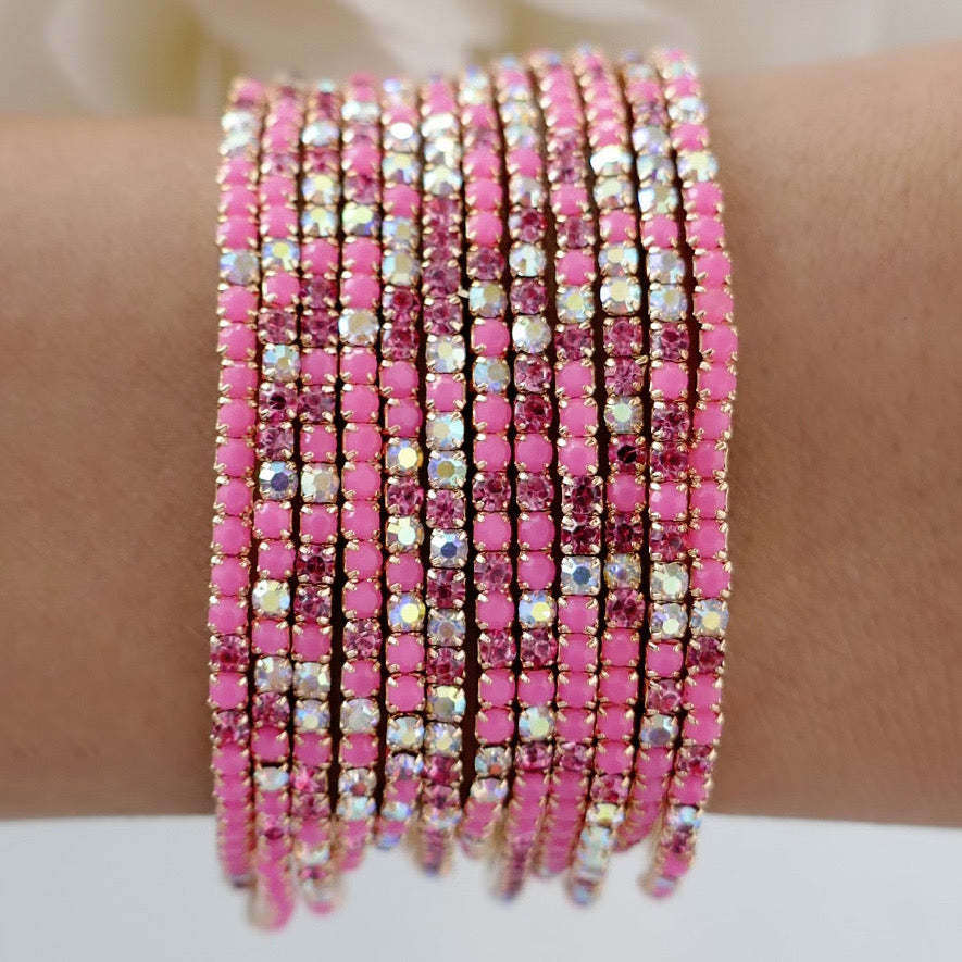 Pink Aubrey Bracelet Set