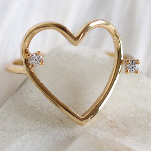 Joelle Heart Ring