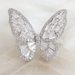 Dannie Butterfly Ring (Silver)