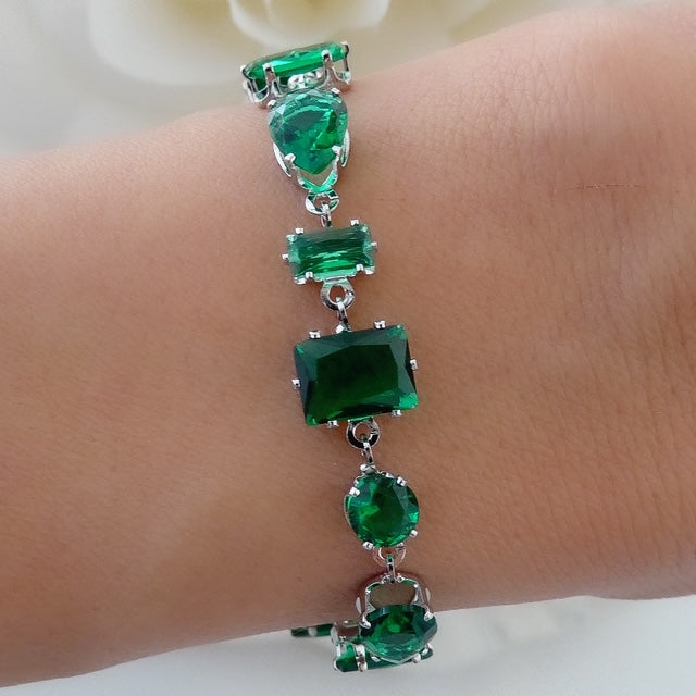 Crystal Meredith Bracelet (Green)