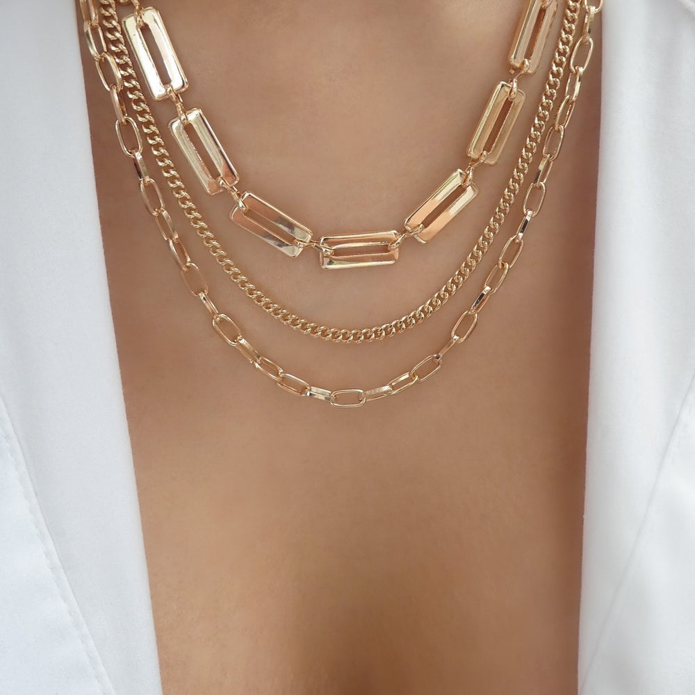 Sarah Chain Necklace Set