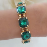 Crystal Debbie Bracelet (Emerald)