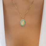 Classic Mary Necklace (Turquoise)