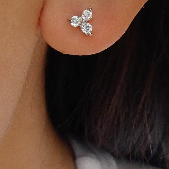 Mini Crystal Charlie Earrings