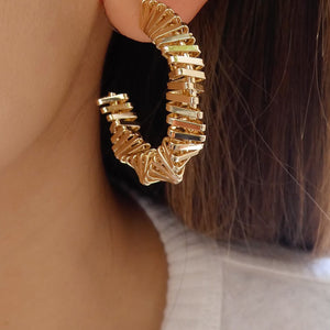 Gold Cindy Hoops