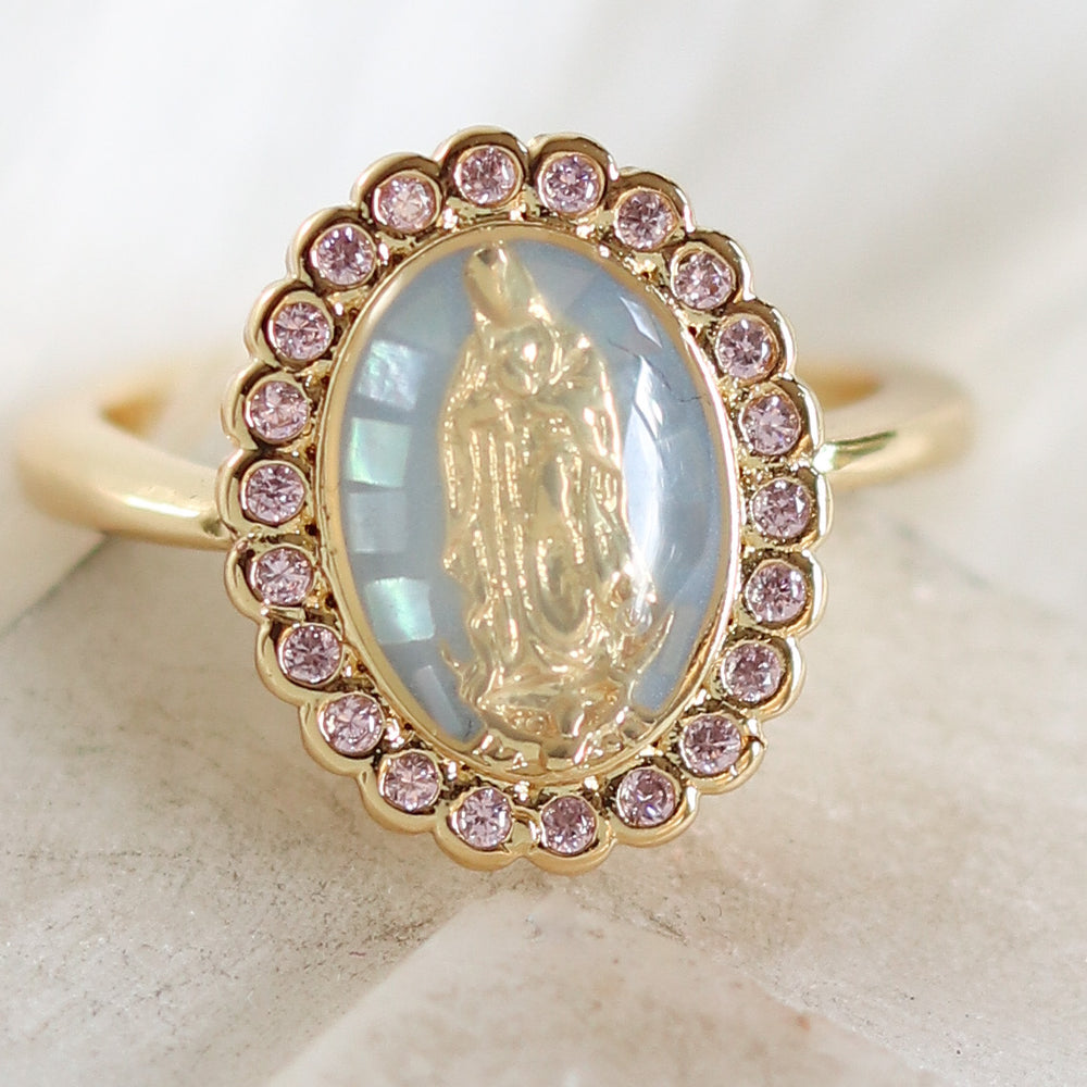 Mary Coin Ring (Blue)