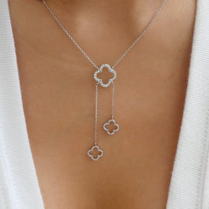 Crystal Kasey Steffy Necklace (Silver)