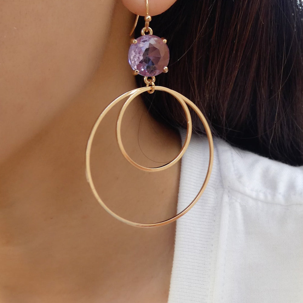 Purple Patsy Earrings