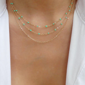 Sonia Layer Necklace (Green)