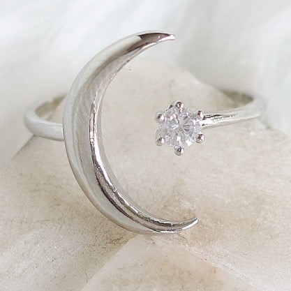 Annie Moon Ring (Silver)