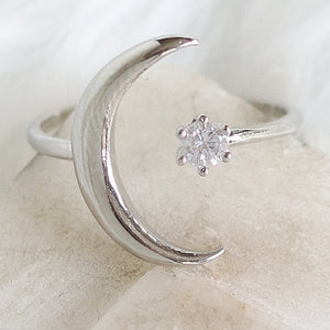 Annie Moon Ring (Silver)