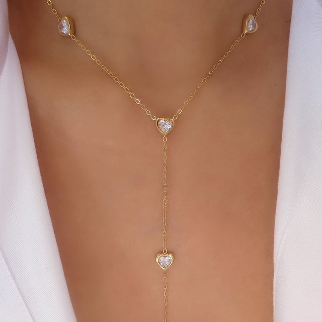 Charlie Heart Drop Necklace