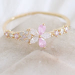 Dainty Pink Flower Ring