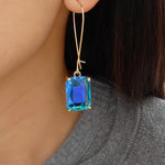 Blue Siba Hoops