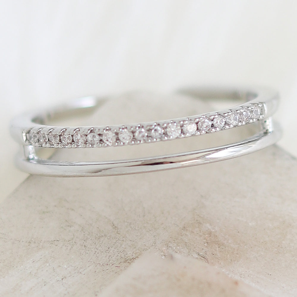 Crystal Elsa Ring (Silver)