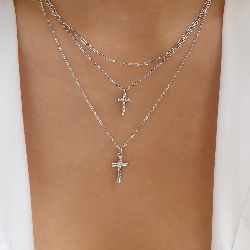 Double Layer Cross Necklace | Lord's Guidance