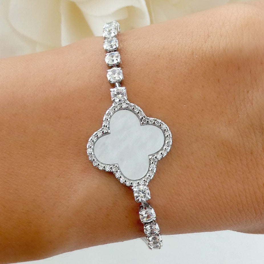 Silver Rosa Steffy Bracelet