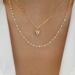 Mini Ellery Heart Necklace