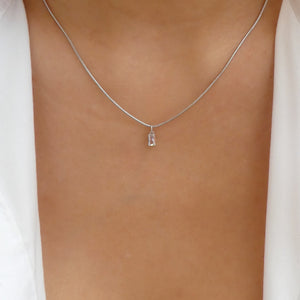 Crystal Penelope Necklace (Silver)
