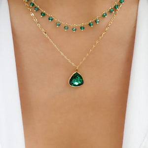 Emerald Charlene Necklace