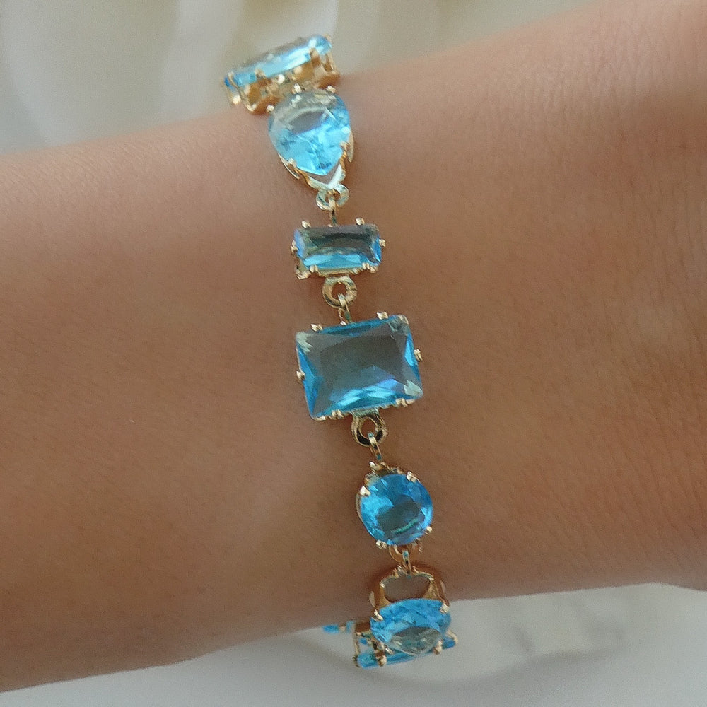 Crystal Meredith Bracelet (Blue)
