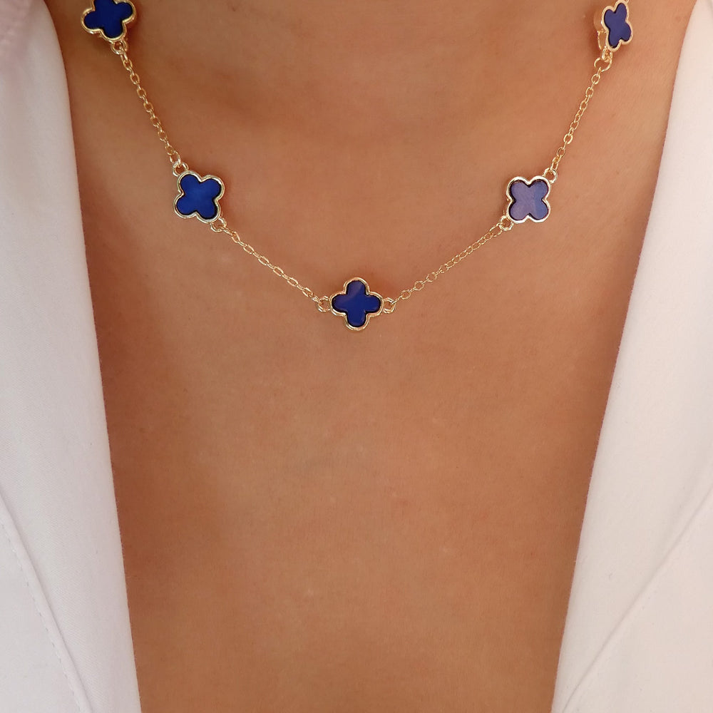 Mariah Steffy Necklace (Blue)