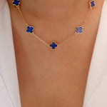 Mariah Steffy Necklace (Blue)