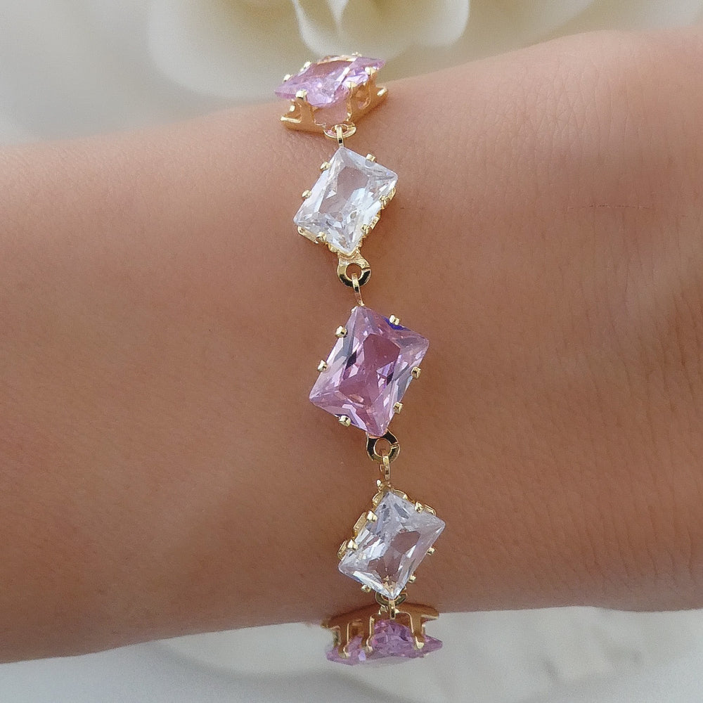 Crystal Pink Cindy Bracelet