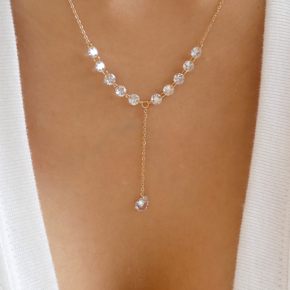 Crystal Aitana Drop Necklace