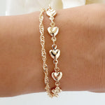 Skyler Heart Bracelet Set
