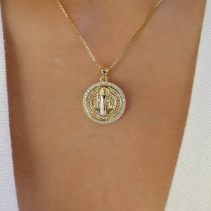 Daphne Mary Coin Necklace