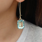 Turquoise Siba Hoops