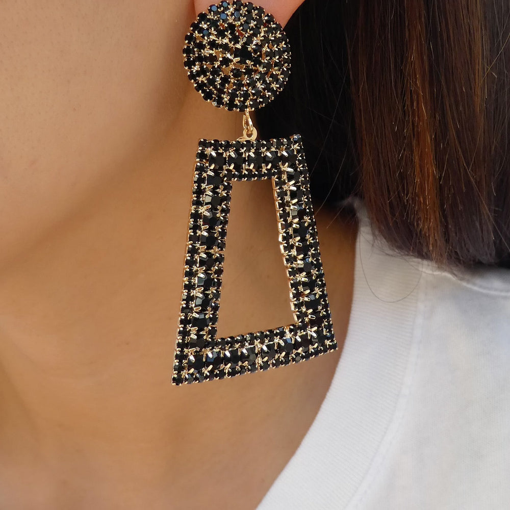 Crystal Sullivan Earrings (Black)