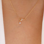 18K Leila Glass Necklace