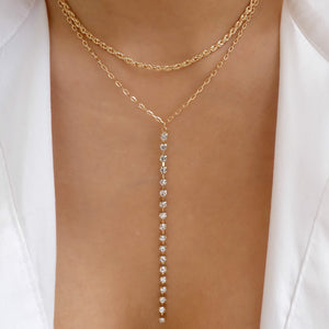 Crystal Connie Drop Necklace