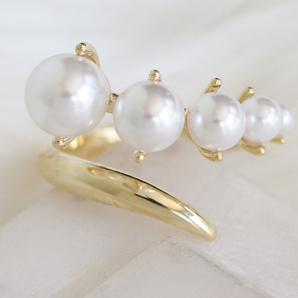 Bold Pearl Ring