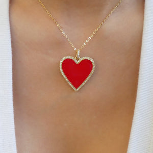 My Heart Necklace (Red)